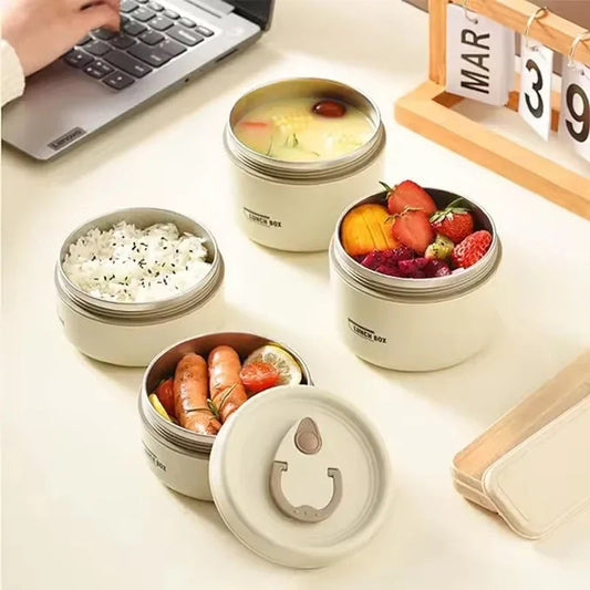 Kit 4 Potes Térmicos Lunchbox
