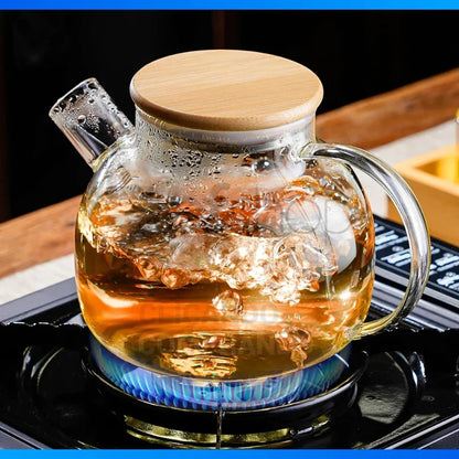 Chaleira de Vidro Resistente a Calor 1L