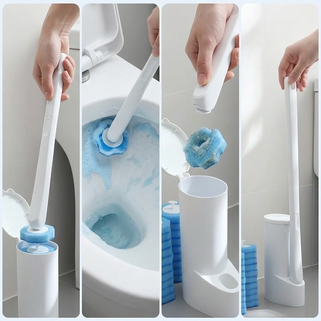 Escova Descartável para Vaso Sanitário