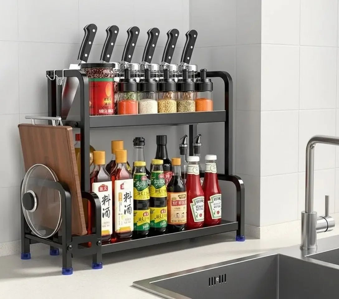 Prateleira para Cozinha em Aço Inoxidável