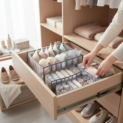 Kit Organizador de Roupa Íntima Mesh Grid