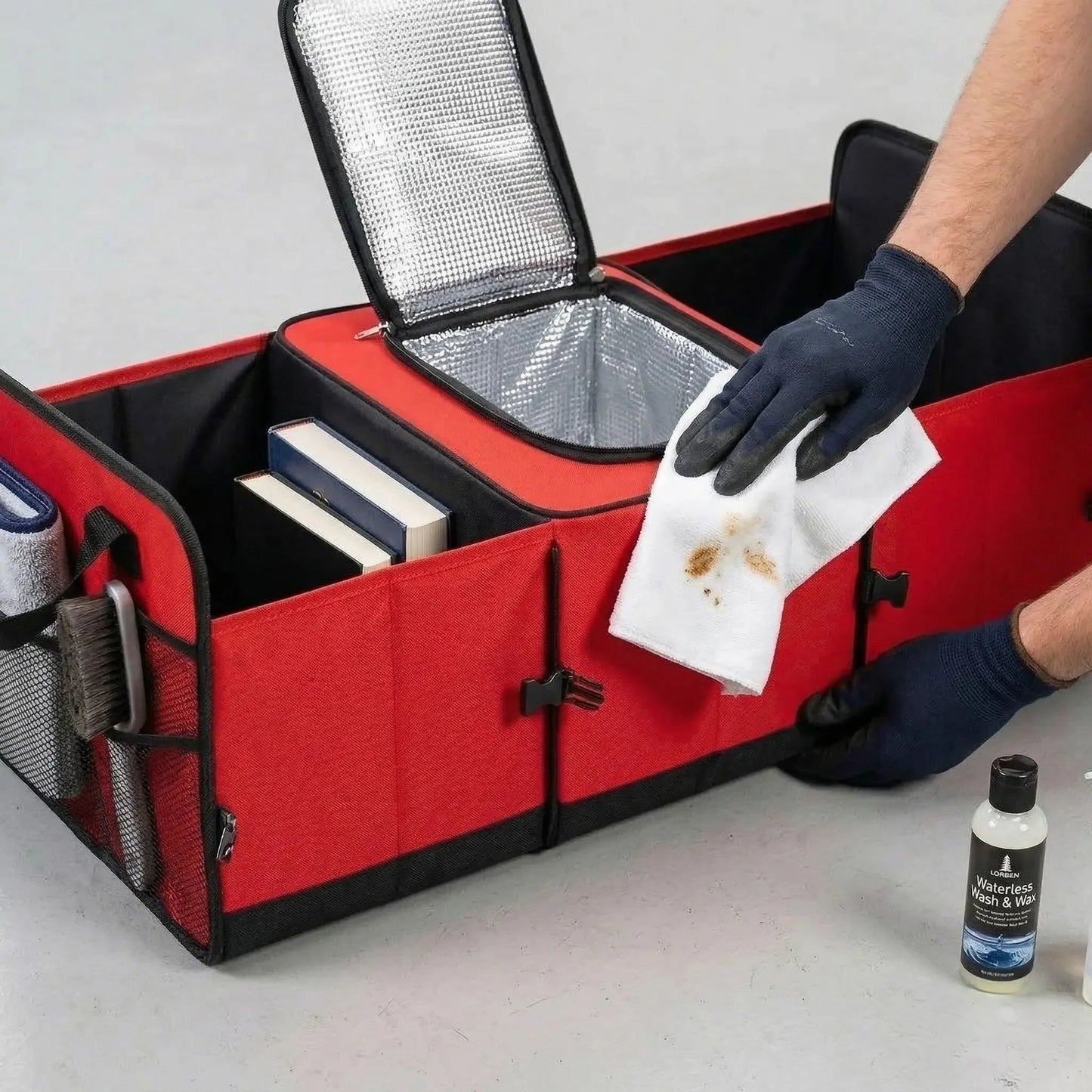 Organizador de Porta Malas com Compartimento Térmico
