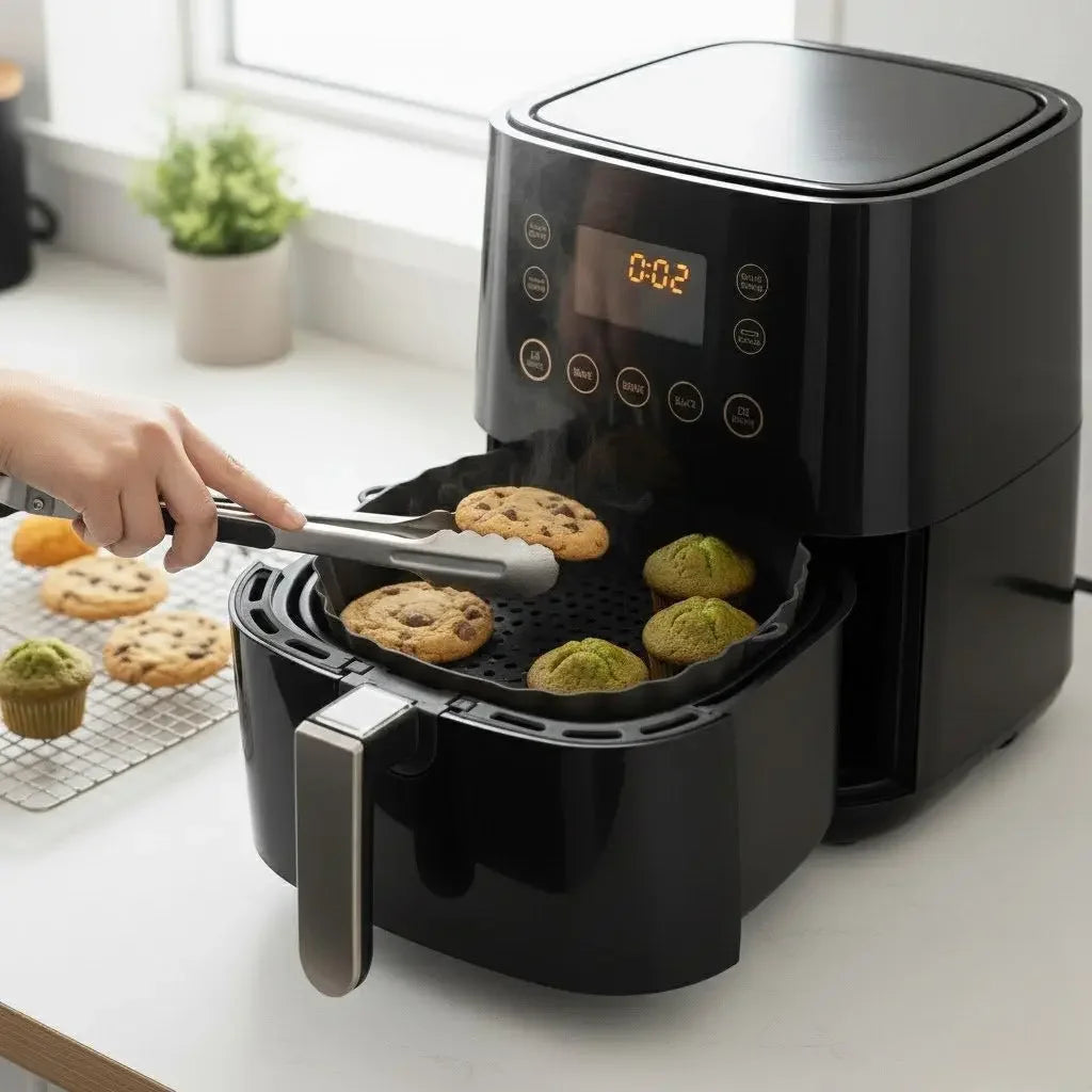Kit Bandejas de Silicone Permanente para Air Fryer