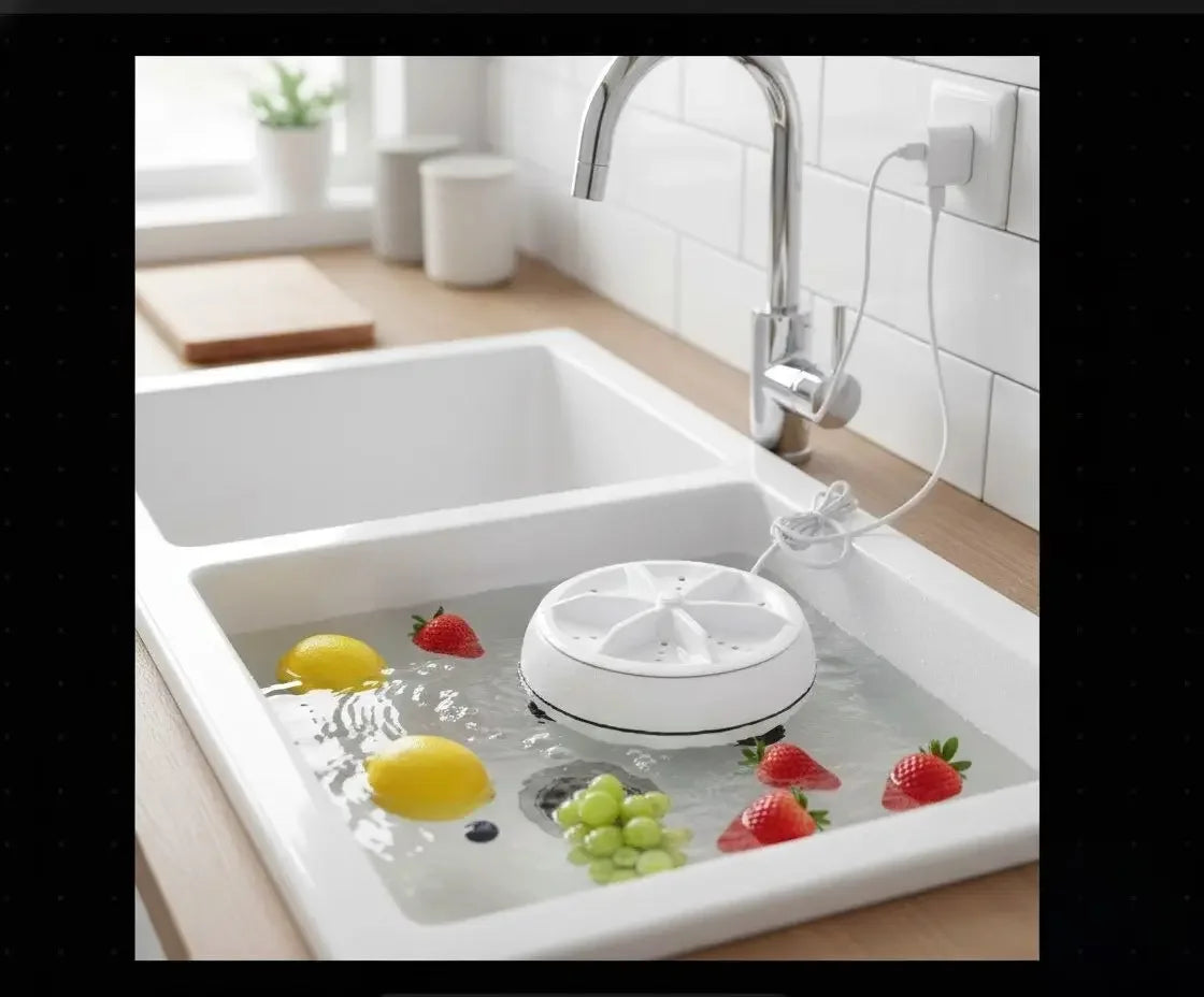 Mini Lavadora Portátil Ultra Sonic
