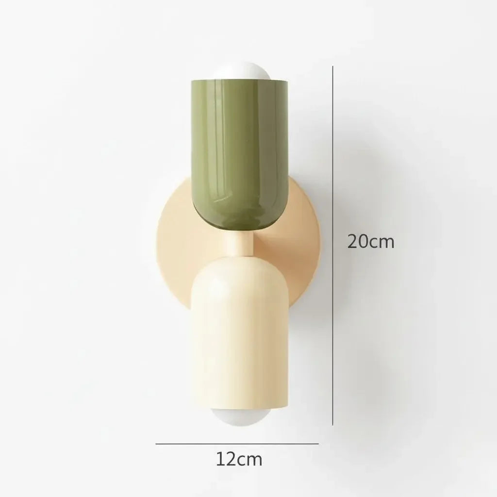 Arandela de Parede Dupla Minimalista Iluminação Moderna