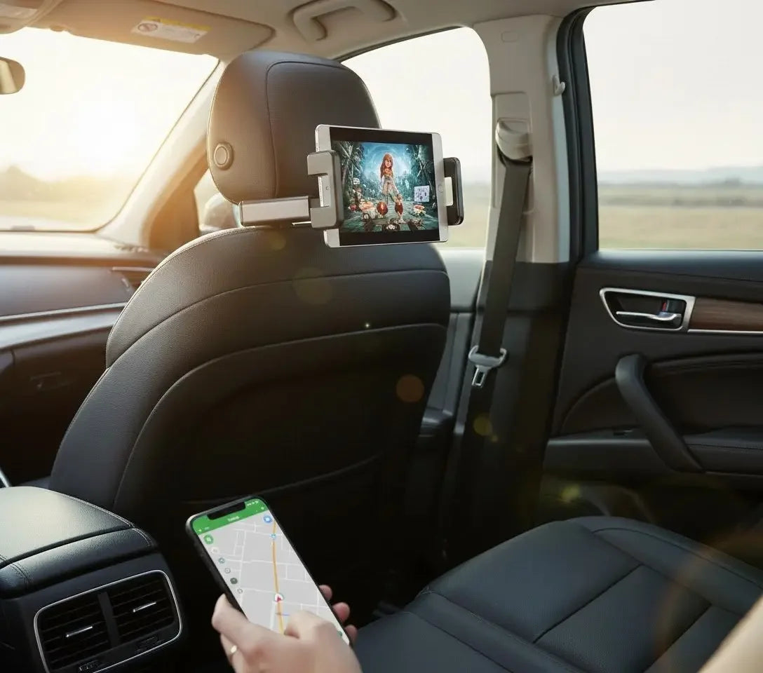 Suporte para Tablet e Celular para o Banco de Trás