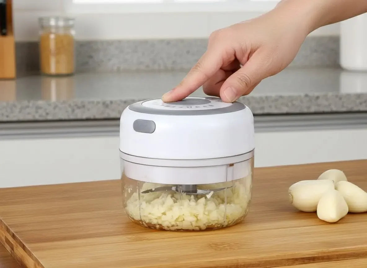 Triturador de Alho e Temperos Elétrico Grinder Garlic