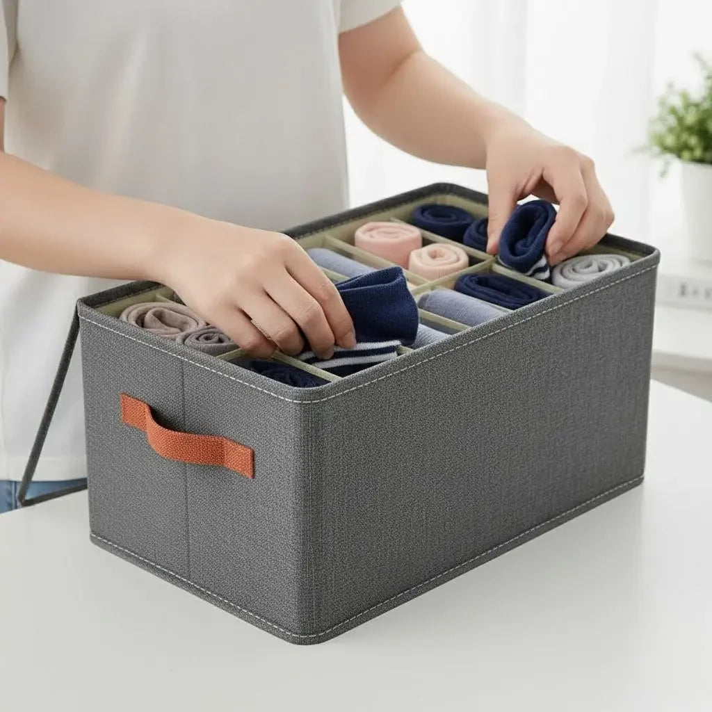 Organizador de Roupa Íntima Oxford com Tampa