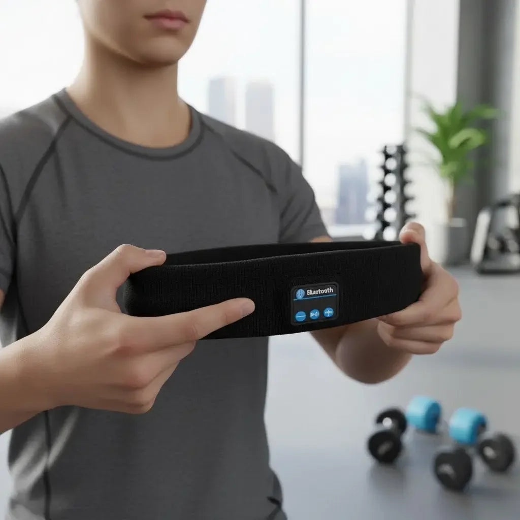 Fone de Ouvido Faixa Wireless Headband