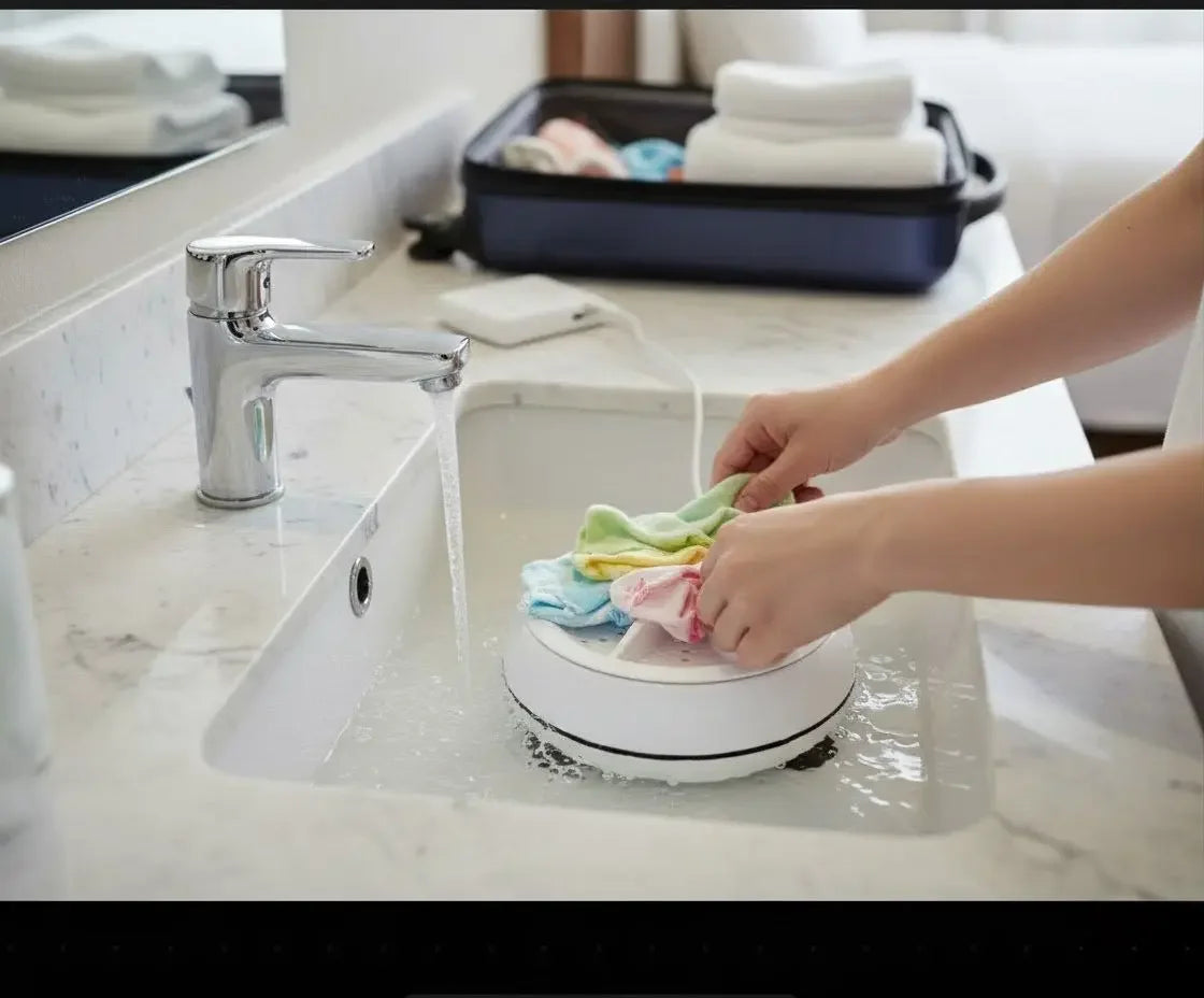 Mini Lavadora Portátil Ultra Sonic