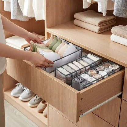 Kit Organizador de Roupa Íntima Mesh Grid