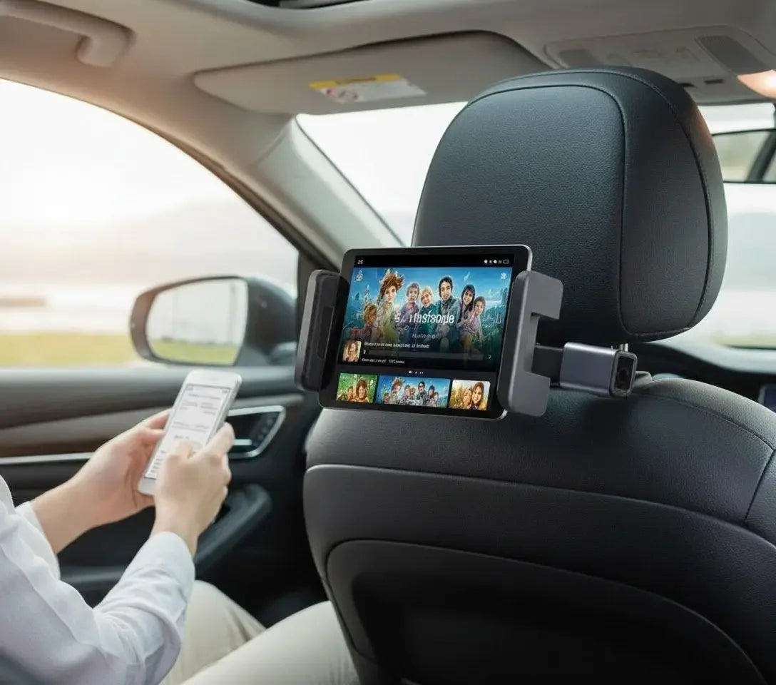 Suporte para Tablet e Celular para o Banco de Trás