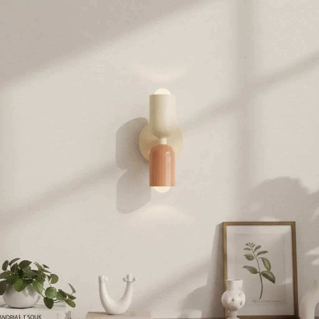 Arandela de Parede Dupla Minimalista Iluminação Moderna