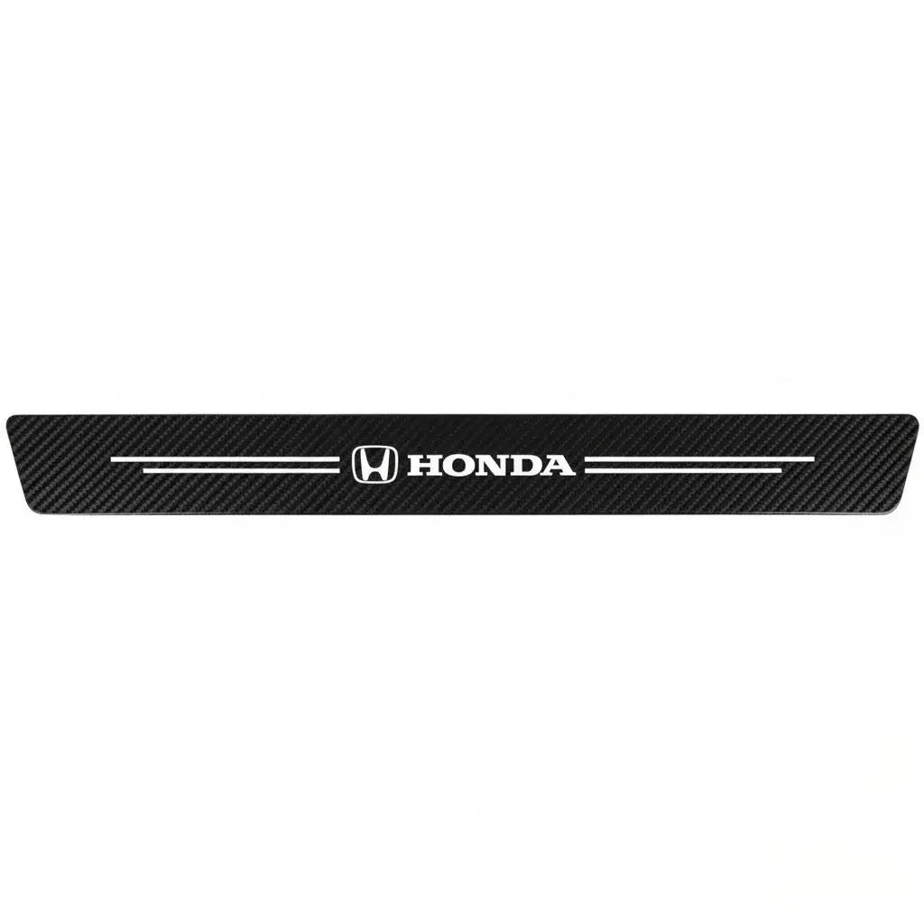 Kit Adesivo de Carbono de Soleira de Porta de Carro