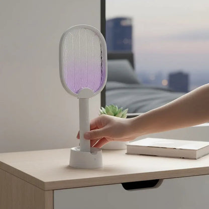 Raquete Mata Mosquito com Ions de Atração