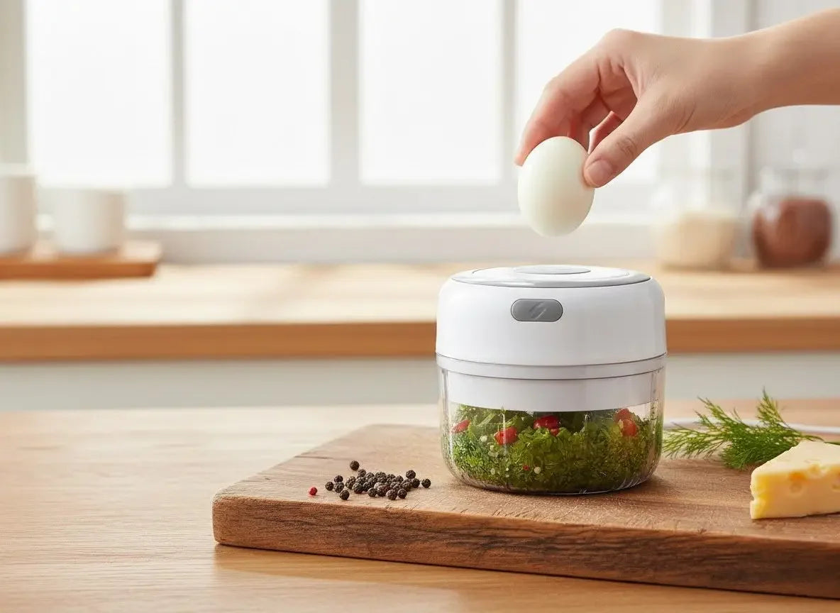 Triturador de Alho e Temperos Elétrico Grinder Garlic