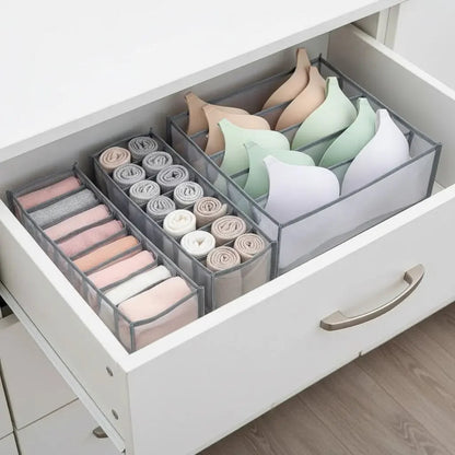 Kit Organizador de Roupa Íntima Mesh Grid
