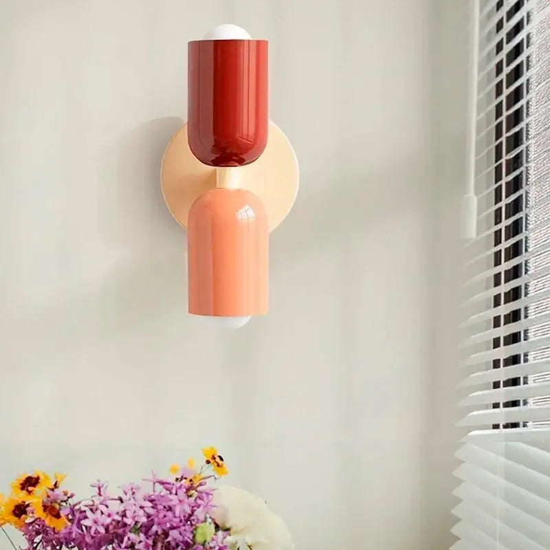 Arandela de Parede Dupla Minimalista Iluminação Moderna