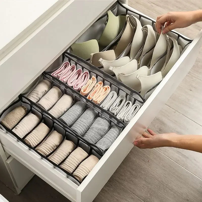 Kit Organizador de Roupa Íntima Mesh Grid