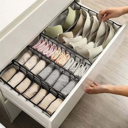Kit Organizador de Roupa Íntima Mesh Grid