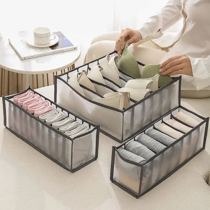 Kit Organizador de Roupa Íntima Mesh Grid