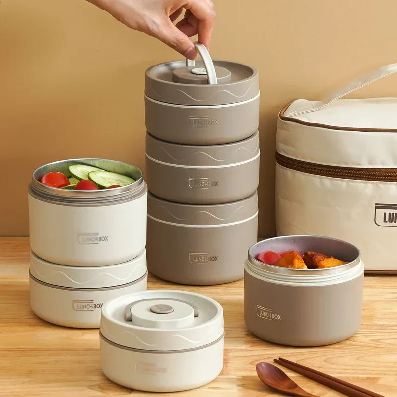 Kit 4 Potes Térmicos Lunchbox