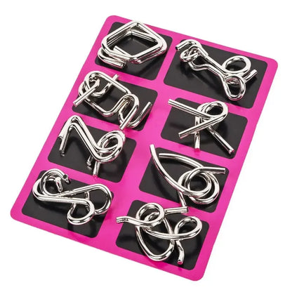 Kit Quebra Cabeça de Metal Enigma