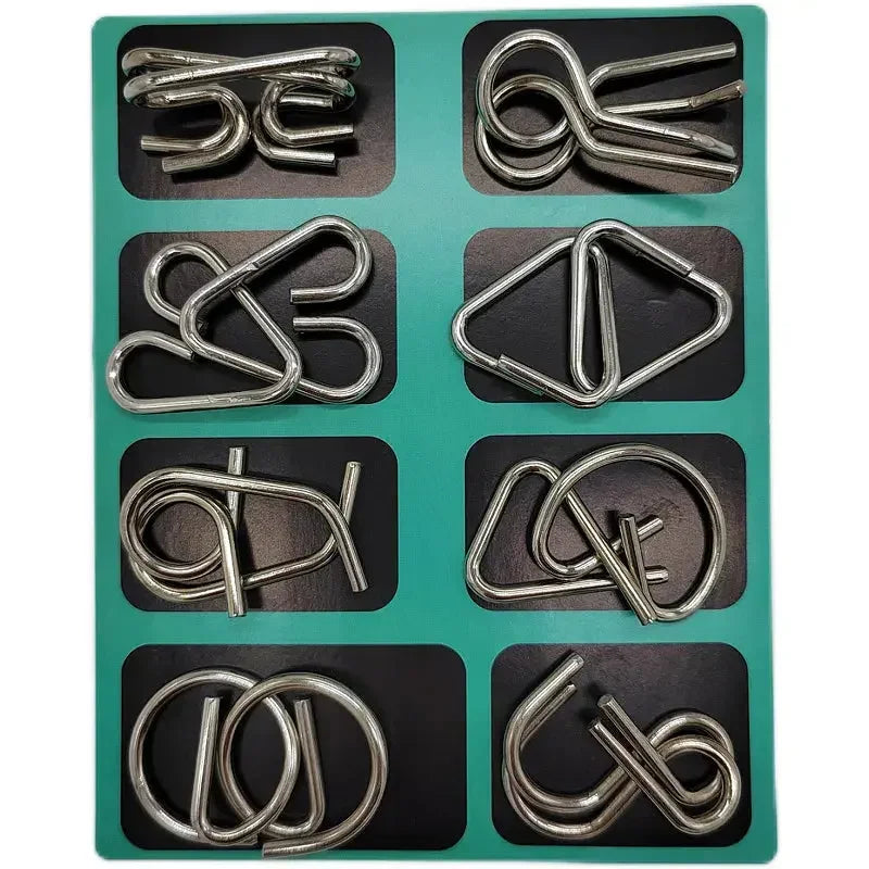 Kit Quebra Cabeça de Metal Enigma