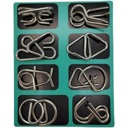 Kit Quebra Cabeça de Metal Enigma