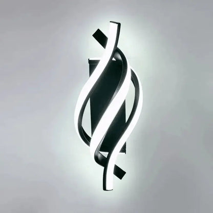 Arandela de Parede LED Espiral Moderna